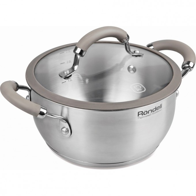 Кастрюля с крышкой RONDELL BALANCE 18 см, 2 л RDS-753