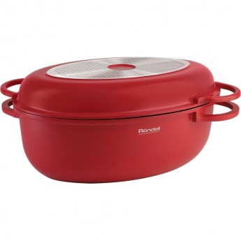 Утятница с крышкой RONDELL FLAMENCO 38 см, 7,6 л